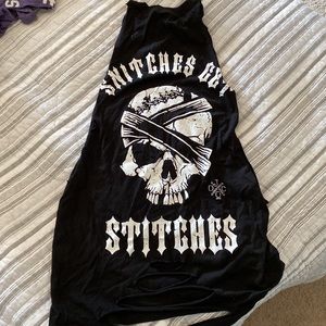 The Drive Clothing ‘Snitches Get Stitches’ Stringer Tank